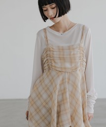 LOWRYS FARM | チェックキャミチュニック　647619(その他トップス)