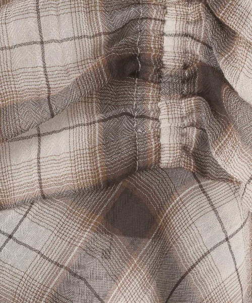 LOWRYS FARM（ローリーズファーム）の「チェックキャミチュニック　647619（その他トップス・レディース・ブルー/ベージュ/ブラウン・FREE）」の21枚目の写真