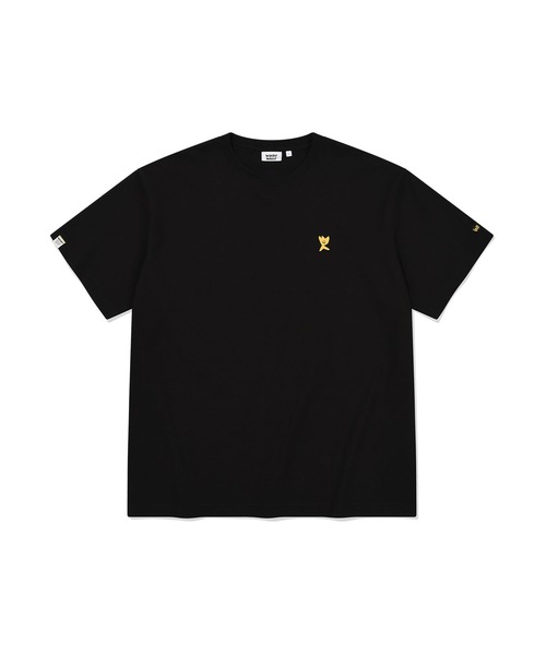 Wacky WiLLy(ワッキーウィリー)の「KIKY WAPPEN SHORT SLEEVE T-SHIRT(Tシャツ/カットソー・メンズ・ブルー/スカイブルー/ブラック/ピンク/ホワイト/ライトグレー/イエロー・SMALL/MEDIUM/LARGE)」の3枚目の写真