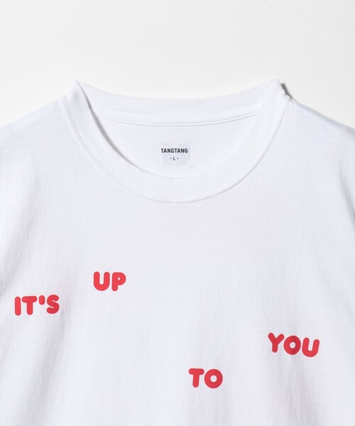 TANGTANG（タンタン）の「＜TANGTANG＞SCATTERED YOU Tシャツ（Tシャツ/カットソー・メンズ・ホワイト・S/M/XL/L）」の3枚目の写真