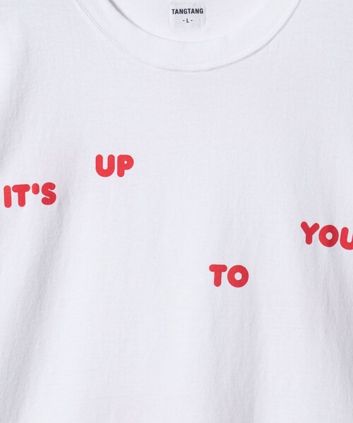TANGTANG（タンタン）の「＜TANGTANG＞SCATTERED YOU Tシャツ（Tシャツ/カットソー・メンズ・ホワイト・S/M/XL/L）」の6枚目の写真