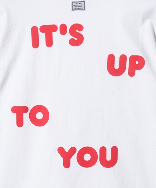TANGTANG（タンタン）の「＜TANGTANG＞SCATTERED YOU Tシャツ（Tシャツ/カットソー・メンズ・ホワイト・S/M/XL/L）」の8枚目の写真