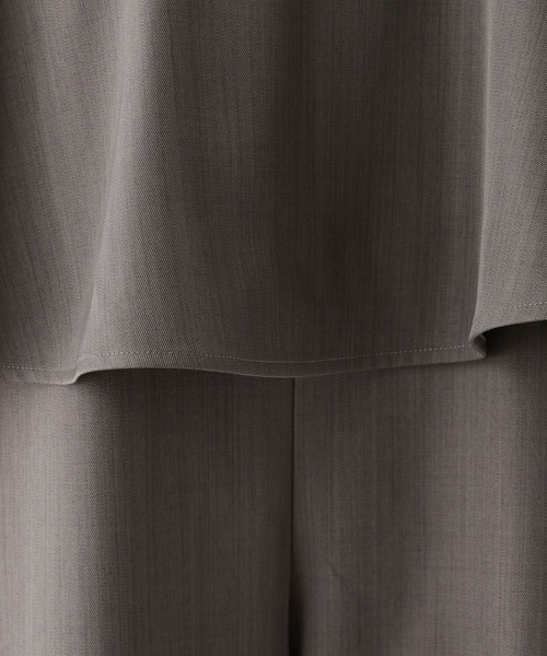 RAGEBLUE（レイジブルー）の「ショルダーフリルペプラムサロペット（サロペット/オーバーオール・レディース・ブラック/グレー・FREE）」の21枚目の写真