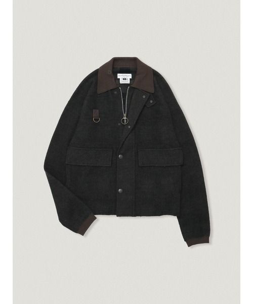 elephant TRIBAL fabrics(エレファントトライバルファブリックス)の「elephant TRIBAL fabrics Hunting Knit Shirt(シャツ/ブラウス・メンズ・ブラウン/ブラック/オフホワイト・2/1)」の2枚目の写真