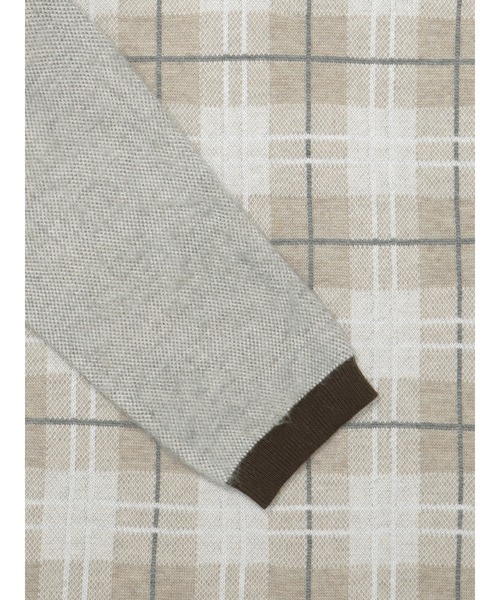 elephant TRIBAL fabrics(エレファントトライバルファブリックス)の「elephant TRIBAL fabrics Hunting Knit Shirt(シャツ/ブラウス・メンズ・ブラウン/ブラック/オフホワイト・2/1)」の5枚目の写真