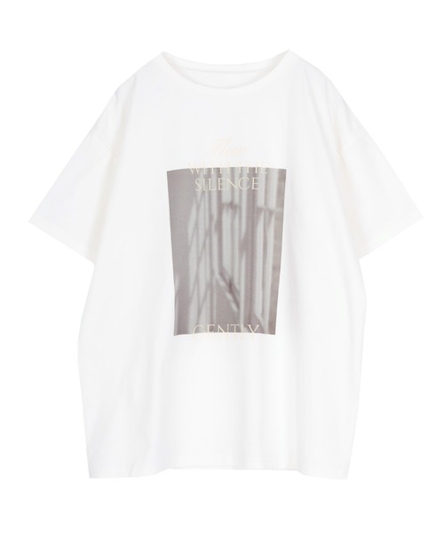 UR'S（ユアーズ）の「【接触冷感】エコフォトTシャツ（Tシャツ/カットソー・レディース・ホワイト/ブラック/チャコール・S/L/M）」の19枚目の写真