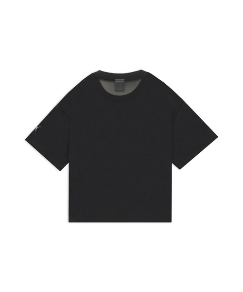 PUMA（プーマ）の「PUMA プーマ ウィメンズ ESS エレベーテッド シアー 半袖 Tシャツ（Tシャツ/カットソー・レディース・ブラック/チョコ/オフホワイト・SMALL/X-LARGE/MEDIUM/LARGE）」の7枚目の写真