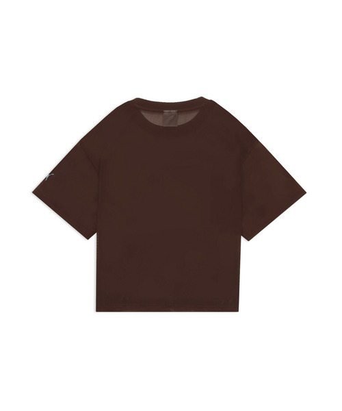 PUMA（プーマ）の「PUMA プーマ ウィメンズ ESS エレベーテッド シアー 半袖 Tシャツ（Tシャツ/カットソー・レディース・ブラック/チョコ/オフホワイト・SMALL/X-LARGE/MEDIUM/LARGE）」の14枚目の写真