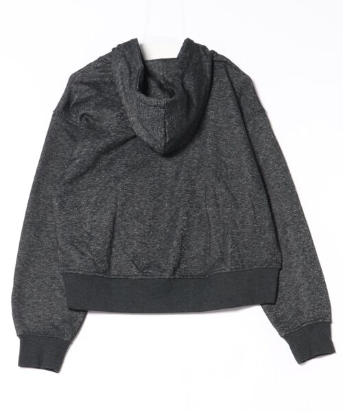 WORLD WIDE LOVE!（ワールドワイドラブ）の「WWL!リップパーカー（Tシャツ/カットソー・レディース・ブラック/トップグレー/オフホワイト・1）」の8枚目の写真