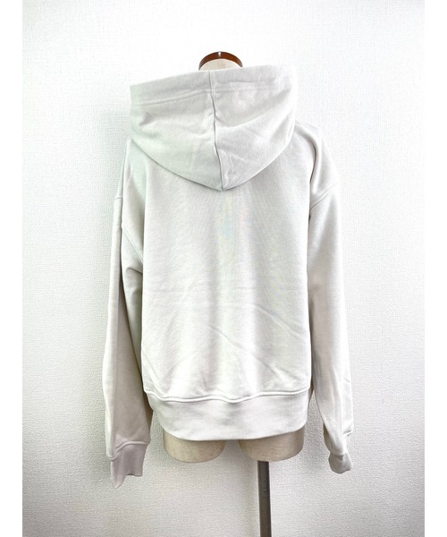 WORLD WIDE LOVE!（ワールドワイドラブ）の「WWL!リップパーカー（Tシャツ/カットソー・レディース・ブラック/トップグレー/オフホワイト・1）」の11枚目の写真