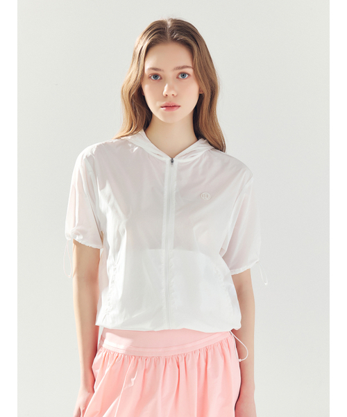 LORDLOAR(ロードロアル)の「超軽量フードジップアップアノラックWHITE(マウンテンパーカー・レディース・その他・MEDIUM/SMALL)」の1枚目の写真