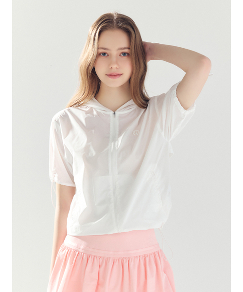 LORDLOAR(ロードロアル)の「超軽量フードジップアップアノラックWHITE(マウンテンパーカー・レディース・その他・MEDIUM/SMALL)」の5枚目の写真