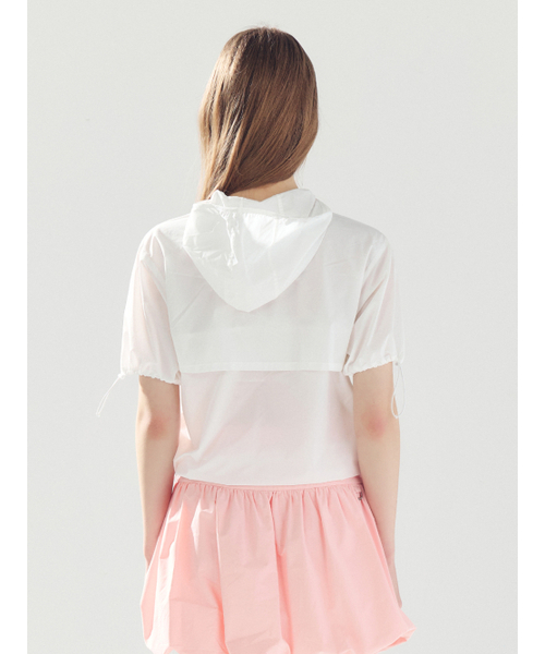 LORDLOAR(ロードロアル)の「超軽量フードジップアップアノラックWHITE(マウンテンパーカー・レディース・その他・MEDIUM/SMALL)」の4枚目の写真