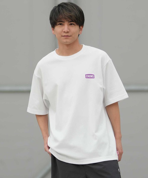 CHUMS(チャムス)の「【ムラサキスポーツ別注】CHUMS/チャムス CHUMS NEON SIGN T Tシャツ CH01-2825(Tシャツ/カットソー・メンズ・ホワイト/ライトイエロー/ブラック・S/M/L/XL)」の4枚目の写真