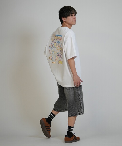 CHUMS(チャムス)の「【ムラサキスポーツ別注】CHUMS/チャムス CHUMS NEON SIGN T Tシャツ CH01-2825(Tシャツ/カットソー・メンズ・ホワイト/ライトイエロー/ブラック・S/M/L/XL)」の12枚目の写真
