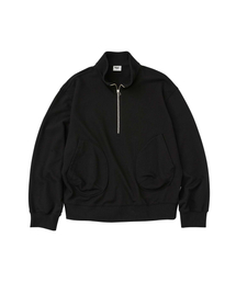 WMC（ダブリューエムシー）の「ハーフジップスウェット_BLACK（スウェット）」