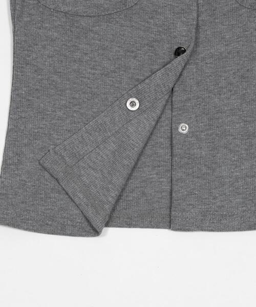 dispark(ディスパーク)の「DISPARK/【26年春新作】メタルボタントップ(カーディガン/ボレロ・レディース・ホワイト/グレー・FREE)」の15枚目の写真