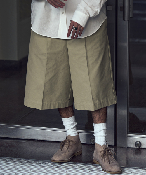 WISM（ウィズム）の「NAMELESSNESS / ネームレスネス DUCK SHORTS（その他パンツ・メンズ・ブラック/ベージュ・3/2）」の8枚目の写真