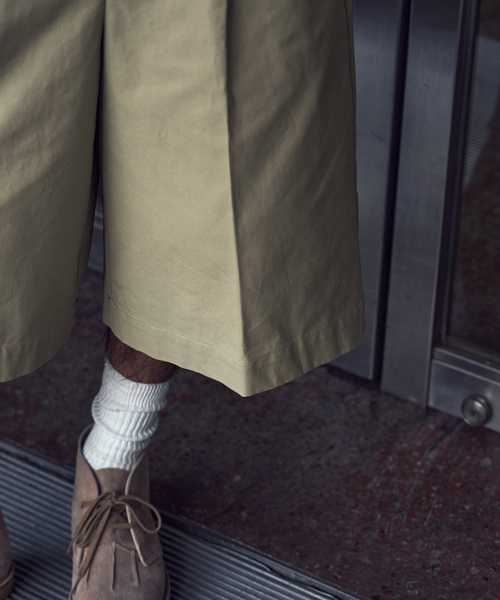 WISM（ウィズム）の「NAMELESSNESS / ネームレスネス DUCK SHORTS（その他パンツ・メンズ・ブラック/ベージュ・3/2）」の13枚目の写真