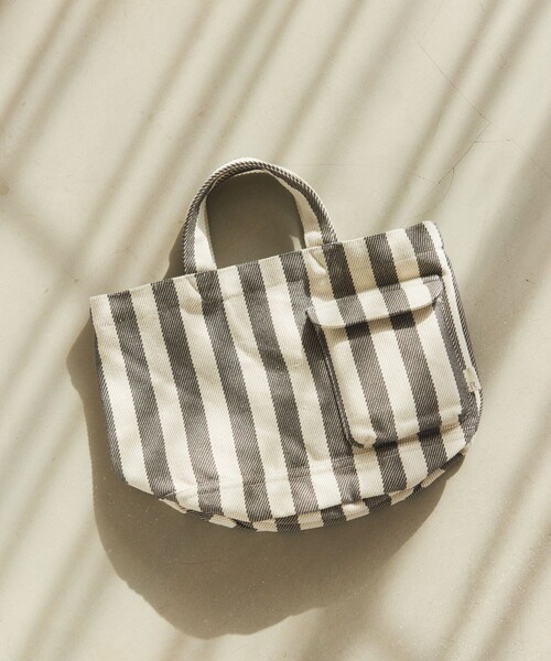 ROOTOTE(ルートート)の「ROOTOTE/ルートート SNデリ リサイクルコットンF トートバッグ(トートバッグ・レディース・オレンジ/サックスブルー/ブラック・ONE SIZE)」の4枚目の写真