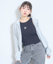 LOVETOXIC（ラブトキシック）の「【LTXC/UV/防花粉】シアーラインブルゾン（ブルゾン）」