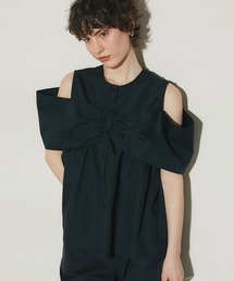 ARVELLIA | SCULPTED BOW BLOUSE(シャツ/ブラウス)