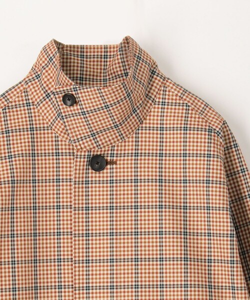 caban（キャバン）の「コットンツイル グリッドチェッスタンドカラーコート（その他アウター・メンズ・ベージュ系その他・M/S）」の4枚目の写真