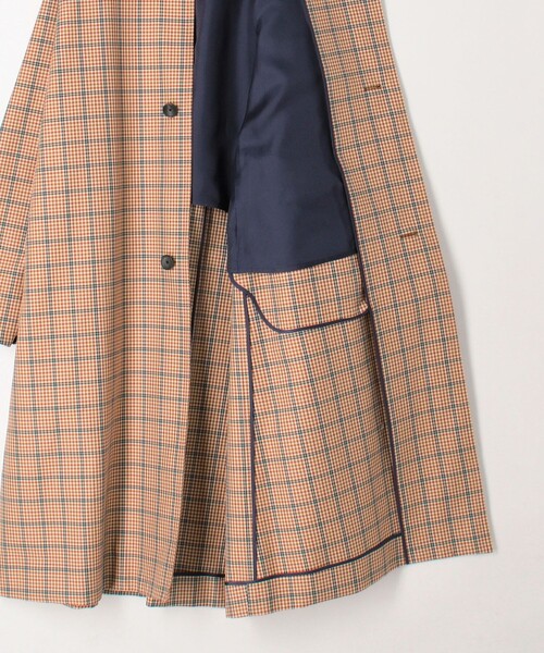 caban（キャバン）の「コットンツイル グリッドチェッスタンドカラーコート（その他アウター・メンズ・ベージュ系その他・M/S）」の6枚目の写真