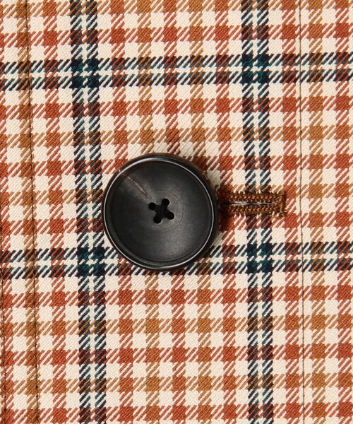 caban（キャバン）の「コットンツイル グリッドチェッスタンドカラーコート（その他アウター・メンズ・ベージュ系その他・M/S）」の9枚目の写真