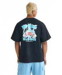 DC SHOES メンズ 26 THUNDER DECK SS Tシャツ 【2026年春夏モデル】/バックプリントデザイン半袖Tシャツ