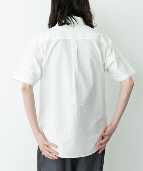 URBAN RESEARCH Sonny Label（アーバンリサーチサニーレーベル）の「抗菌オックスボタンダウン半袖シャツ（シャツ/ブラウス・メンズ・オフホワイト/ブルー/ホワイト系その他/ネイビー/ブルー系その他・MEDIUM/LARGE/X-LARGE）」の12枚目の写真
