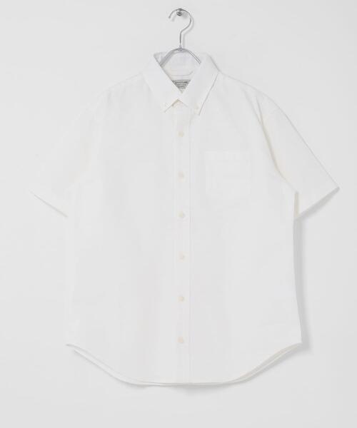 URBAN RESEARCH Sonny Label（アーバンリサーチサニーレーベル）の「抗菌オックスボタンダウン半袖シャツ（シャツ/ブラウス・メンズ・オフホワイト/ブルー/ホワイト系その他/ネイビー/ブルー系その他・MEDIUM/LARGE/X-LARGE）」の14枚目の写真