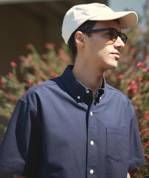 URBAN RESEARCH Sonny Label（アーバンリサーチサニーレーベル）の「抗菌オックスボタンダウン半袖シャツ（シャツ/ブラウス・メンズ・オフホワイト/ブルー/ホワイト系その他/ネイビー/ブルー系その他・MEDIUM/LARGE/X-LARGE）」の22枚目の写真