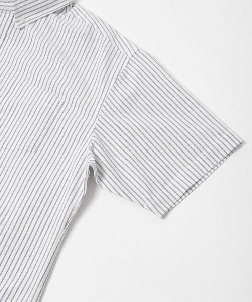 URBAN RESEARCH Sonny Label(アーバンリサーチサニーレーベル)の「抗菌オックスボタンダウン半袖シャツ(シャツ/ブラウス・メンズ・オフホワイト/ブルー/ホワイト系その他/ネイビー/ブルー系その他・MEDIUM/LARGE/X-LARGE)」の16枚目の写真