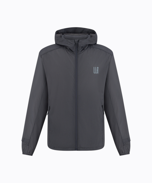 LIMELIGHT APPAREL(ライムライトアパレル)の「アスリットリップストップランニングウィンドブレーカー(チャコール/グレー)(ナイロンジャケット・メンズ・その他・S/M/L/XL/XXL)」の2枚目の写真