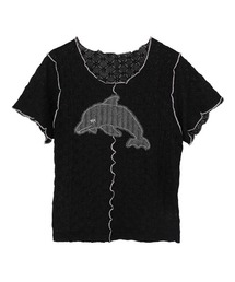 Candy Stripper | SLEEPY DOLPHIN LACE Tシャツ(Tシャツ/カットソー)