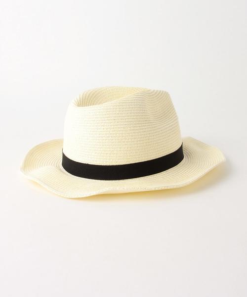 Another Edition（アナザーエディション）の「ブレード中折れハット/ AEBC BRAID ナカオレHAT◆（ハット・レディース・オフホワイト/ナチュラル・フリー）」の4枚目の写真