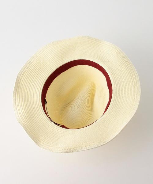 Another Edition（アナザーエディション）の「ブレード中折れハット/ AEBC BRAID ナカオレHAT◆（ハット・レディース・オフホワイト/ナチュラル・フリー）」の6枚目の写真