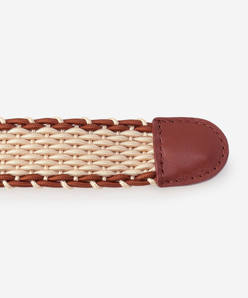 MAISON BOINET(メゾンボワネ)の「MAISON BOINET | 30mm メッシュベルト WOMEN(ベルト・レディース・Brick・75)」の5枚目の写真