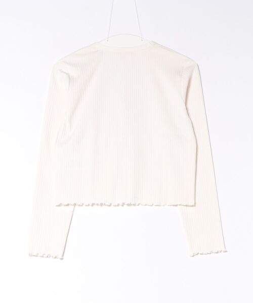 A.P.C.（アーペーセー）の「CARDIGAN TRACY（カーディガン/ボレロ・レディース・ホワイト/ブラック・S/M）」の3枚目の写真