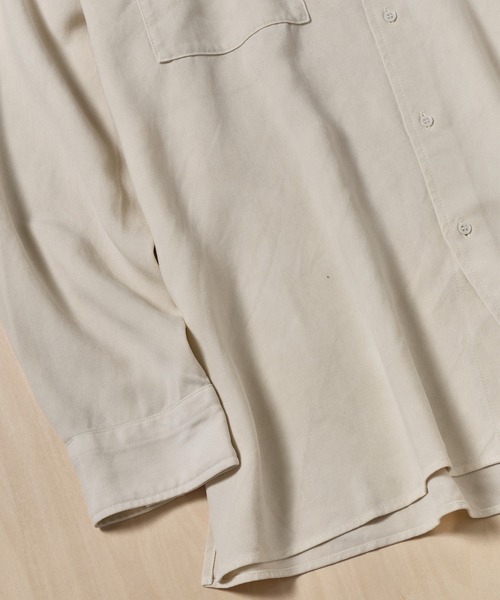 concause(コンコース)の「【concause/コンコース】tencel shirts(シャツ/ブラウス・メンズ・ブラック/オフホワイト・4/5)」の14枚目の写真