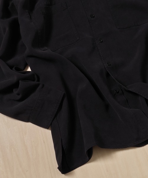 concause(コンコース)の「【concause/コンコース】tencel shirts(シャツ/ブラウス・メンズ・ブラック/オフホワイト・4/5)」の17枚目の写真