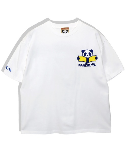 PANDIESTA(パンディエスタ)の「リーディングパンダTシャツ(M2)(Tシャツ/カットソー・メンズ・ミント/ホワイト/ブラック・M/L/XL/XXL)」の13枚目の写真