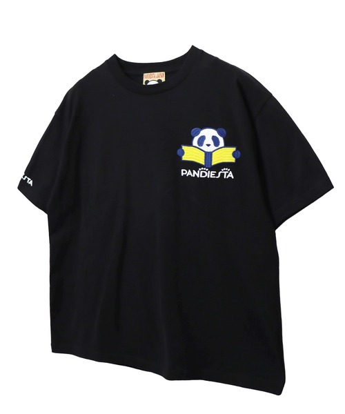 PANDIESTA(パンディエスタ)の「リーディングパンダTシャツ(M2)(Tシャツ/カットソー・メンズ・ミント/ホワイト/ブラック・M/L/XL/XXL)」の20枚目の写真