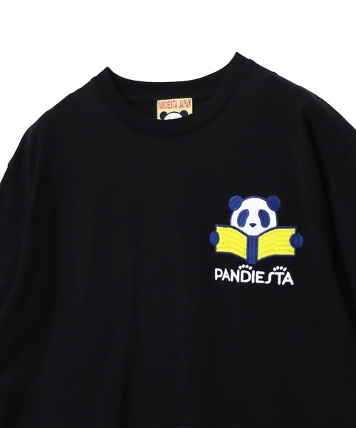 PANDIESTA(パンディエスタ)の「リーディングパンダTシャツ(M2)(Tシャツ/カットソー・メンズ・ミント/ホワイト/ブラック・M/L/XL/XXL)」の22枚目の写真