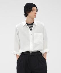 MARGARET HOWELL(�}�[�K���b�g�n�E�G��)��SHIRTING LINEN SHIRT(�V���c/�u���E�X)