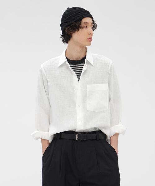 SHIRTING LINEN SHIRT（シャツ/ブラウス）｜MARGARET HOWELL