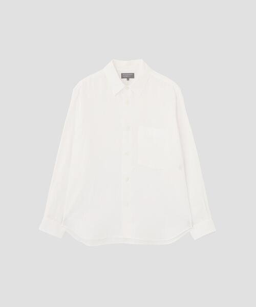 MARGARET HOWELL(マーガレットハウエル)の「SHIRTING LINEN SHIRT(シャツ/ブラウス・メンズ・ホワイト系その他2・LARGE/SMALL/MEDIUM)」の4枚目の写真