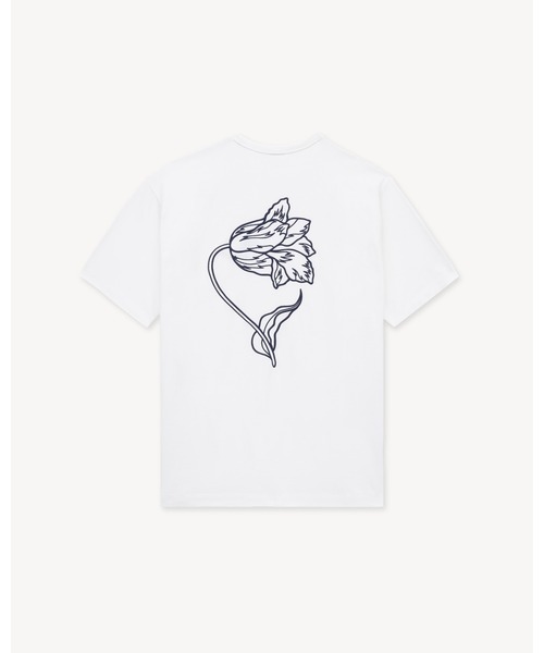 KENZO（ケンゾー）の「'KENZO Tulip' エンブロイダリー Tシャツ イン コットン（Tシャツ/カットソー・メンズ・ホワイト系その他・LARGE/MEDIUM/SMALL/X-LARGE）」の2枚目の写真