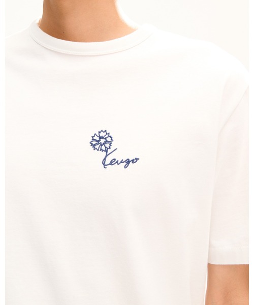 KENZO（ケンゾー）の「'KENZO Tulip' エンブロイダリー Tシャツ イン コットン（Tシャツ/カットソー・メンズ・ホワイト系その他・LARGE/MEDIUM/SMALL/X-LARGE）」の5枚目の写真